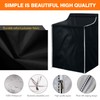 2Pack Washer and Dryer Covers, Portable Washer Cover with Zipper