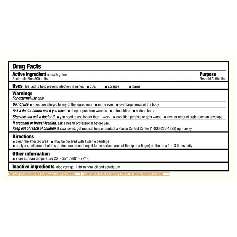 First Aid Antibiotic, Original, with Moisturizing Aloe, 1 oz.