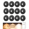 Aokpsrt Rechargeable Puck Lights, 12-Pack LED Tap Lights with Remote,