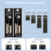 GiGimundo Dual-Bay M.2 NVME SATA SSD Enclosure, Tool Free M.2