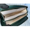 GUODI HL-10042 Long Wallet, Round Zipper, Card Case, Python, Genuine