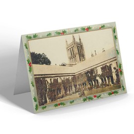 CHRISTMAS CARD - Vintage Herefordshire - Hereford. The College (b)