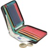 Visconti Spectrum Picasso Zip Around Leather Wallet RFID and Tap