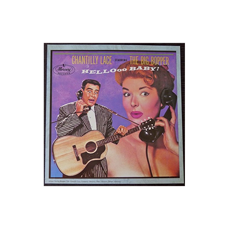 The Big Bopper - Chantilly Lace - Vintage Album Cover