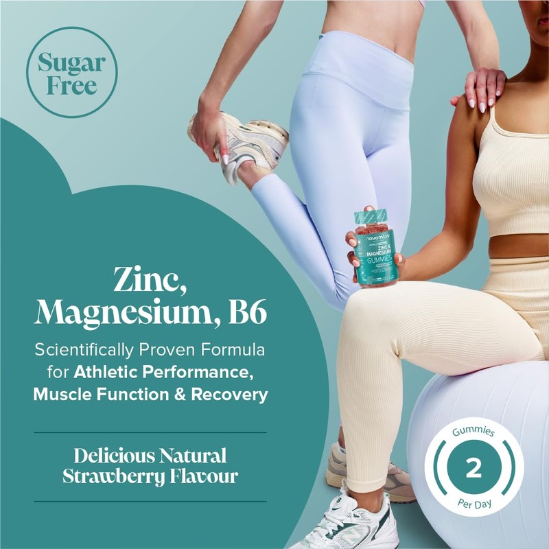 Zinc & Magnesium Gummies - Sugar Free - 60 Gummies