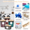 Threehoney 4 Pack Laundry Powder Container and Dryer Sheet Holder