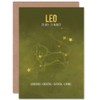 BIRTHDAY CARD - STAR SIGN ASTROLOGY LEO