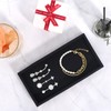 2 Pcs Bathroom Tray Small Tray Vanity Tray Black Tray