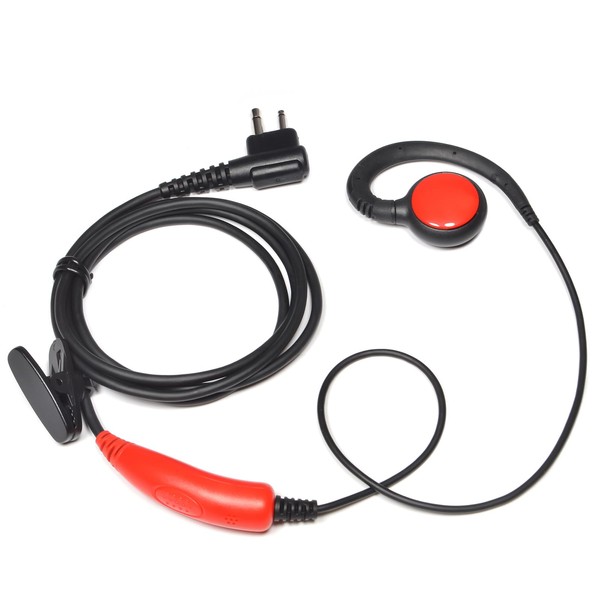 HYSHIKRA C- Shape Earpiece, Heasdset for Motorola CP200 Walkie Talkie