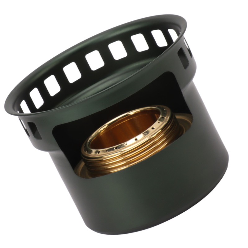 Spirit Burner Copper Windproof Portable Aluminium Alloy Alcohol Backpacking Stove