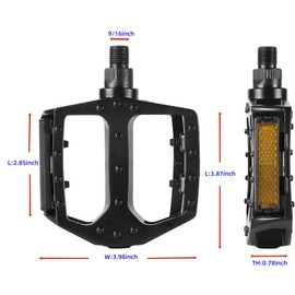 Aluminium Bicycle Flat Pedals