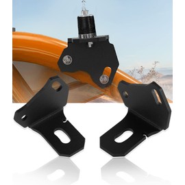 Adjustable X3 Whip Light Flag Mount - 2 Pack UTV Rear Pillar Antenna Mounting Brackets for LED Whip, Fits Can Am Maverick X3 & Max Turbo DS RS RR Holder 2017-2025