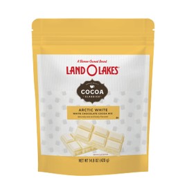 Land O Lakes Cocoa Classics Arctic White Cocoa Mix Pouch, 14.8 Ounce (Pack of 1)