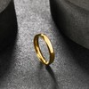 King Will GLORY 4mm 24k Gold Plated High Polished Comfort