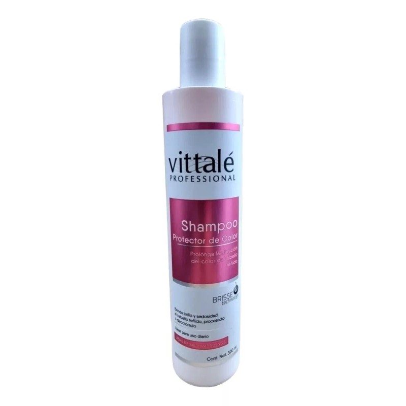 Vittale 12 Shampoo Protege Color Sin Sal Y Parabenos 320ml