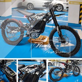 Kungfu Graphics Decal Kit for Sur-Ron Light Bee X with KKE Fork Off-road Motorcycle Dirt Bike, SRX17N031-KO