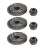 sourcing map Spiral Bevel Gears Set of 3 Bevel Gears