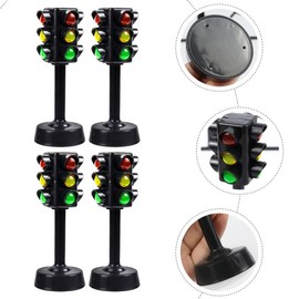 Toyvian Miniature Toys 12 Pieces Traffic Mini Light Traffic Light Traffic Light lamp Signals Lamp Toy, Educational Toys
