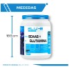 Blu-e Supplements BCAA'S + Glutamin Fórmula 0% Carbohidratos y Grasas
