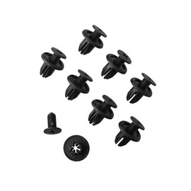 Tuqiang 10 Stück Rivets en plastique pour voitures Clip de rivet Fixation de doublure d'aile Rivet de fixation de carrosserie Fixation universelle Autoverriegelung (Stil 118)