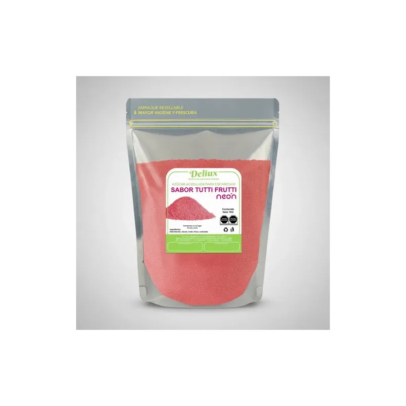 Dulce En Polvo Para Escarchar Sabor Tuti Fruti Neón 1