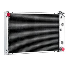 Cubauto 3 Row Aluminum Radiator for 1970-1987 Chevy/GMC C/K/G Series C10 C20 C25 C30 C3500 K10 K20 Nova Camaro Blazer CU162 Radiador for 1978-88 G-Body Monte Carlo El Camino