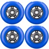WHEELCOME Inline Skate Wheels with Bearings ABEC-9 and Floating Spacers