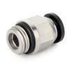 TAILONZ PNEUMATIC 5pcs Straight 6mm Tube OD X 1/4G Thread