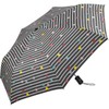 Umbrella Bikini Dots & Stripes Grey, Pocket umbrella open/close automatic