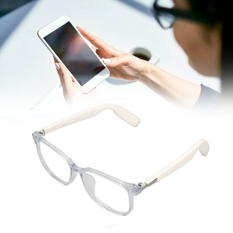 Bluetooth Glasses IP65 Waterproof Blue Light Blocking Touch Control Hands