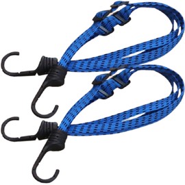 ARARAGI Cargo Elastic Cord Bicycle Basket Bike Net Carry Cart Luggage Fixing String Elastic Cord Band Motorcycle Accessories (Blue, 23.6 inches (60 cm)