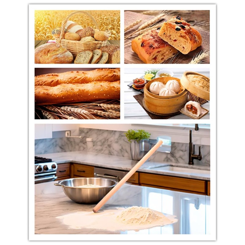 XBLDMJY Extra Long Pasta Rolling Pin,Dough Roller ，Professional Rolling Pins