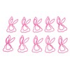100Pcs Kids Paper Clips Bunny Style Strong Metal Exquisite Color