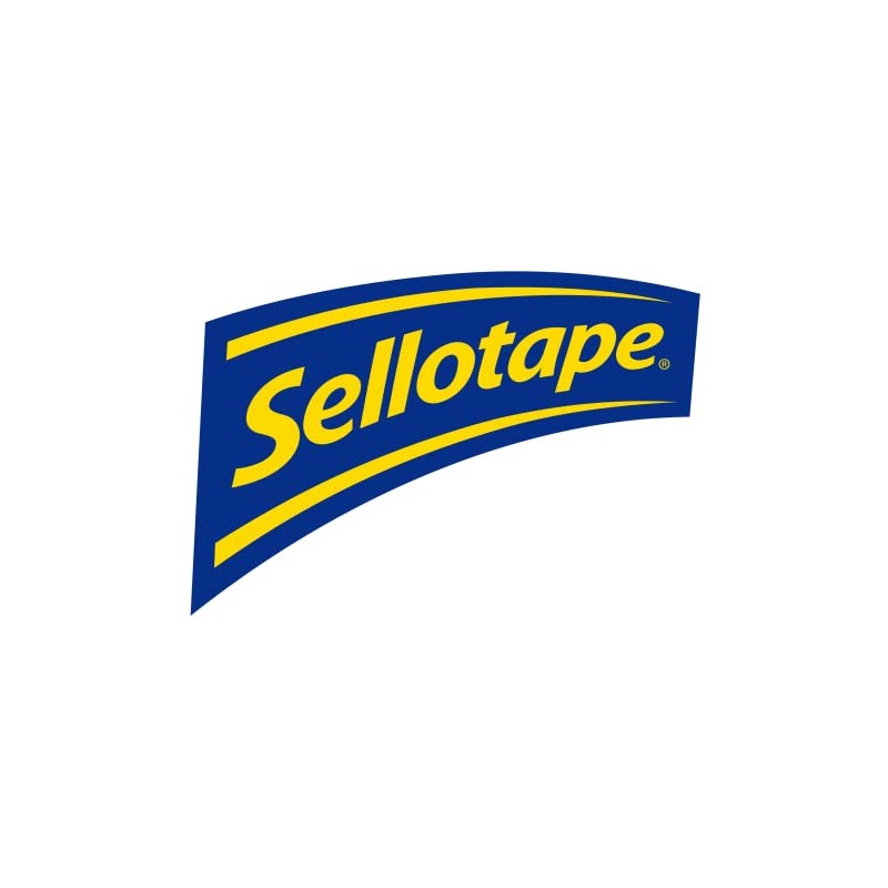 Sellotape Original Golden, Multi-Purpose Clear Tape for Household Objects, Clear
