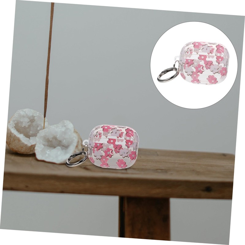 OSALADI 3 Protective Case Wildflower Earbud Cover Buds Holder Compact