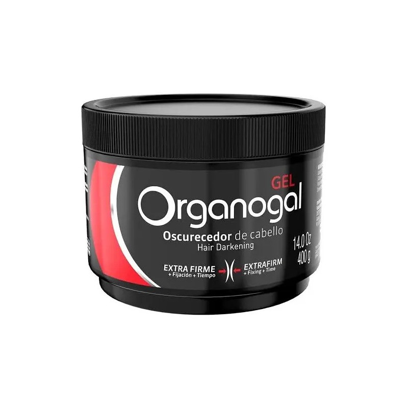 2 Gel Organogal Grisi Oscurecedor De Cabello 400g