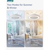LEDIARY 20 Inch Low Profile Ceiling Fan With Light, Led