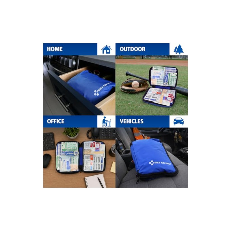 298-Piece All-Purpose Emergency First Aid Kit for Home & Travel