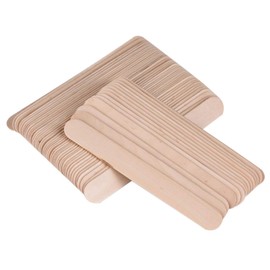 Rotekt 100Pcs / Bag Waxing Stick Spatula Aplicador Espátula de Madera Desechable Lengua Depresor