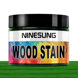 Red Wood Stain | Colored Wood Stain for Indoor and Outdoor Furniture | Fast Drying Water Based Stain for Wood | 2 Ounces Wood Dye (Green, 2 Ounces)