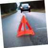 Parliky 3Pcs Reflective Warning Triangles for Vehicles Foldable Safety Triangles