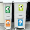 Recycle Sticker Signs for Trash Can,Self-Adhesive Waterproof and Fade Resistant