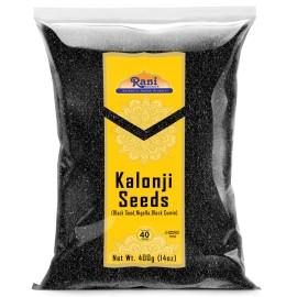 Rani Kalonji (Black Seed, Nigella Sativa, Black Cumin) Seeds 14oz (400g)