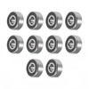 DEEG 10 Pack R3-2RS Double Rubber Seal Bearings 3/16" x