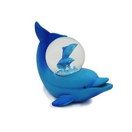 Euro Souvenirs Glitter Ball Dolphin Snow Globe Animal Animals Snow Globes Dolphins