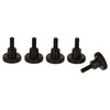 PrecisionGeek Shoulder Thumb Screws Blackened Steel DIN 464 Hand Grip