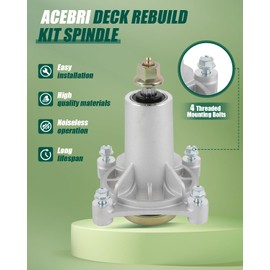 ACEBRI Deck Rebuild Kit 46" Mower Deck Part Rebuild Kit 187292 Spindle for Husqvarna PB195H46YT YTH21K46 for Craftsman YT3000 YTS3000﻿
