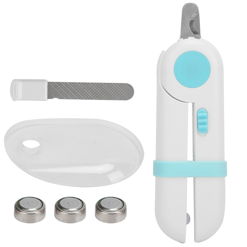 LED Pet Nail Clippers Durable Avoid Over Cutting Pet Nail