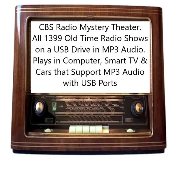 CBS Radio Mystery Theater All 1399 shows on USB +