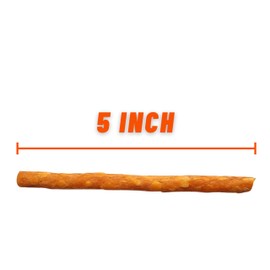 ME GUSTA PET 5" Munchy Sticks Rawhide Sticks Dog Chews | Chicken Flavor Dog Treats | Beefhide Sticks | Munchy Chicken Stick | Dogs Rawhide Chews | Munchy Sticks Chicken Flavor (100)